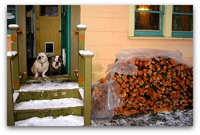 Christmas_cord_wood wood pile delivered by the spirit of Christmas