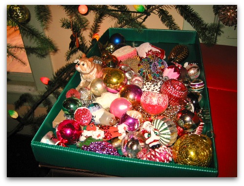 box of old glass Christmas ornaments box of old glass Christmas ornaments Stuff You Dont Need...